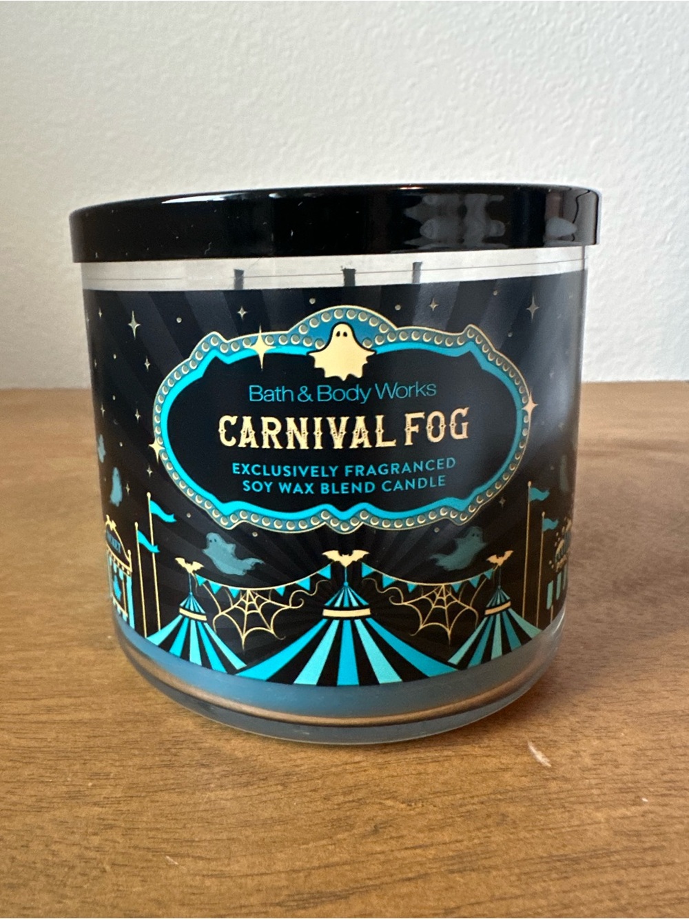 NEW Bath & Body Works CARNIVAL FOG 3 wick Candle NEW